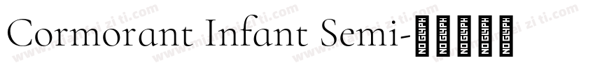 Cormorant Infant Semi字体转换